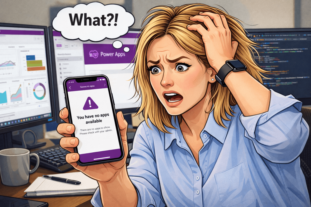 MDA not showing up in Power Apps on a mobile&nbsp;device